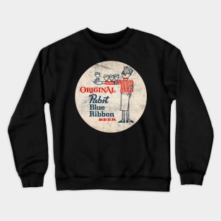 Pabst ---- Vintage Label Beer Lover Gift Crewneck Sweatshirt